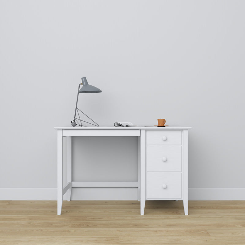 bureau 3S Scandi en bois dans la couleur sur commande RAL/NCS – bois massif, Nizio