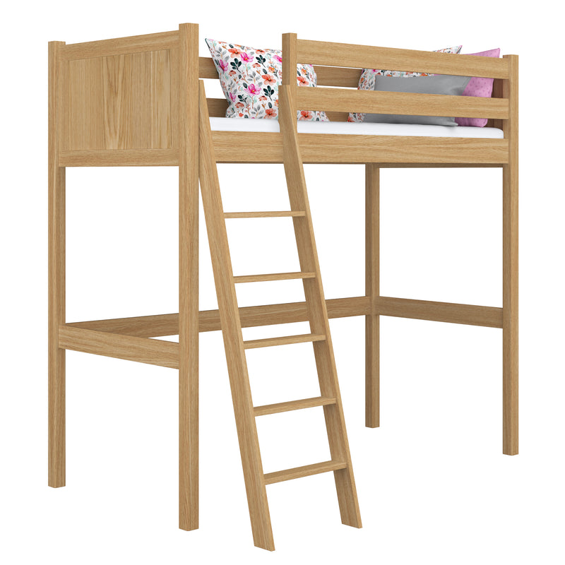 Hoogslaper eikenhout naturel eiken – kinderkamer, massief hout, scandi stijl