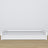 Laag bed wit van hout – afmetingen en schema, Nizio