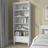 Houten boekenkast 1S 80 Scandi wit