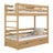 Stapelbed met lade eiken naturel eiken – kinderkamer, massief hout, scandi