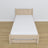 Bed gewit eiken – lade voor matras, eiken details, Nizio Home