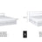 Houten tweepersoonsbed wit – details van verbindingen en lades, Nizio
