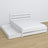 Tweepersoonsbed met lade houten wit – lade open, ruim interieur