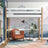 Lit mezzanine en bois blanc-chêne – chambre d'enfant, bois massif, style scandinave