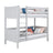 Stapelbed grijs – ladder en veiligheidsbeugel houten, Nizio Home