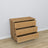 Chest of drawers 3S pine natural pine 105 cm in bedroom – Scandinavian arrangement