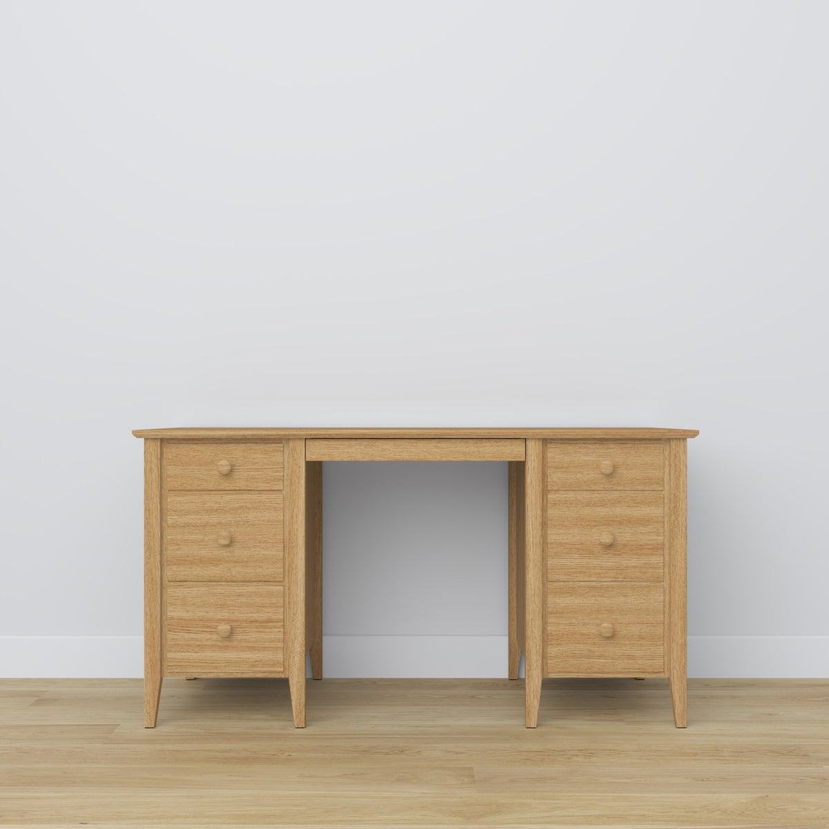 Bureau 6S en chêne chêne naturel w bureau – décoration scandinave, Nizio