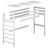 Hoogslaperbed houten naturel grenen – proporties kinderkamer, Nizio