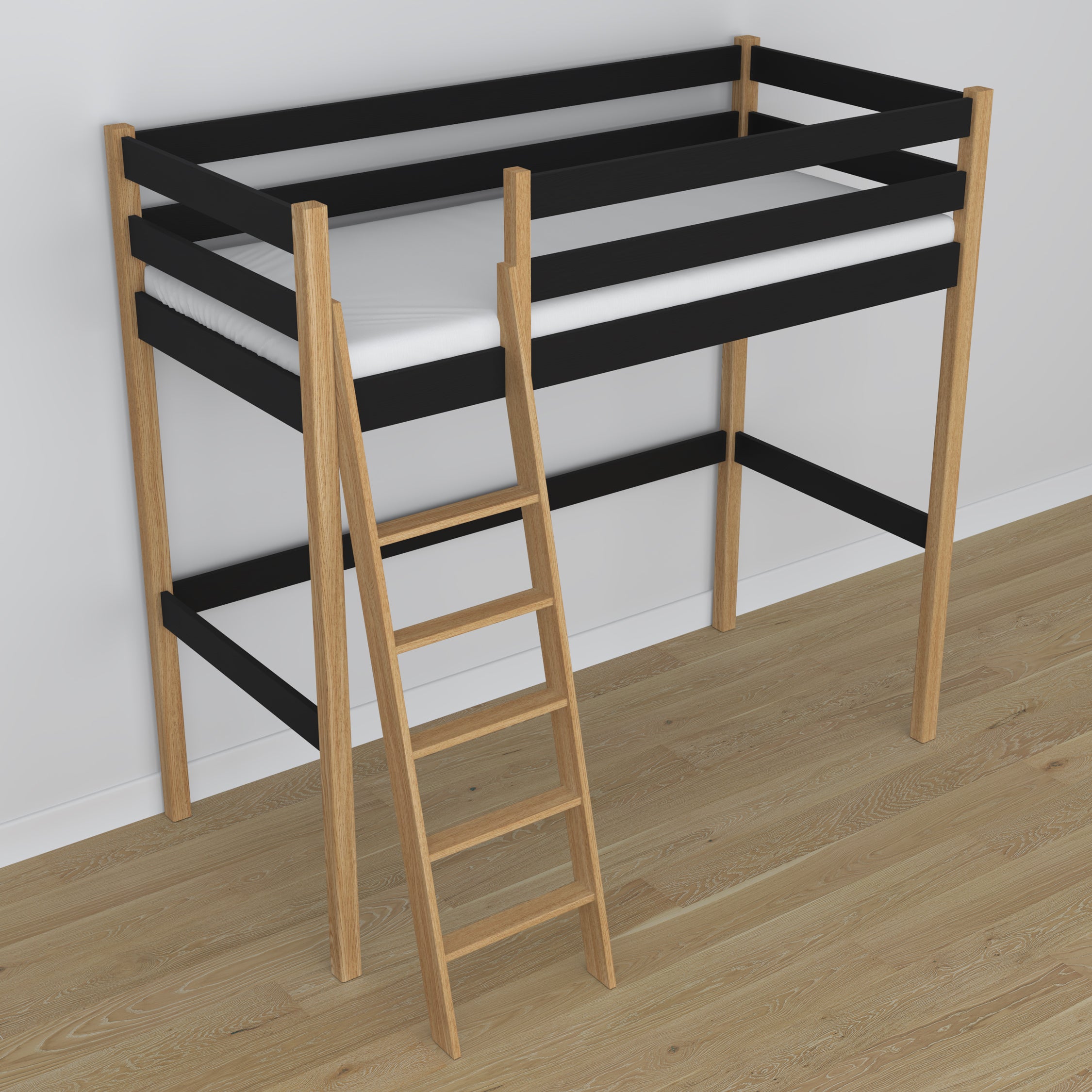 Grenen frame Nizio voor hoogslaper – duurzame basis