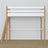 Hoogslaper wit-eiken – ladder en bedhek houten, Nizio Home
