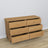 Chest of drawers 6S pine natural pine 154 cm in bedroom – Scandinavian arrangement