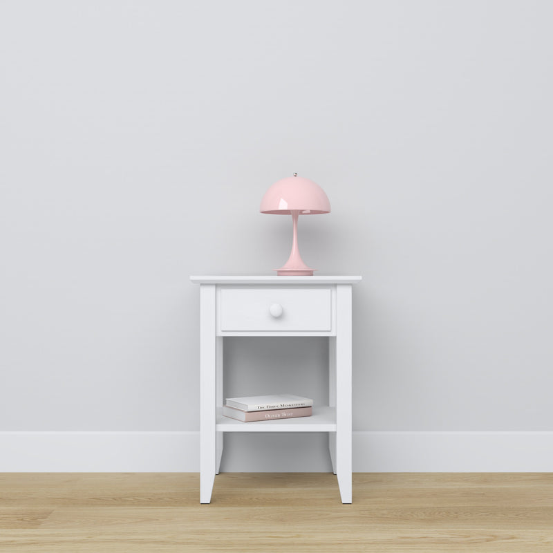 table de chevet 1S N01 Scandi en bois dans la couleur sur commande RAL/NCS – bois massif, Nizio
