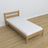 Sommier en pin Nizio pour lit simple – base durable
