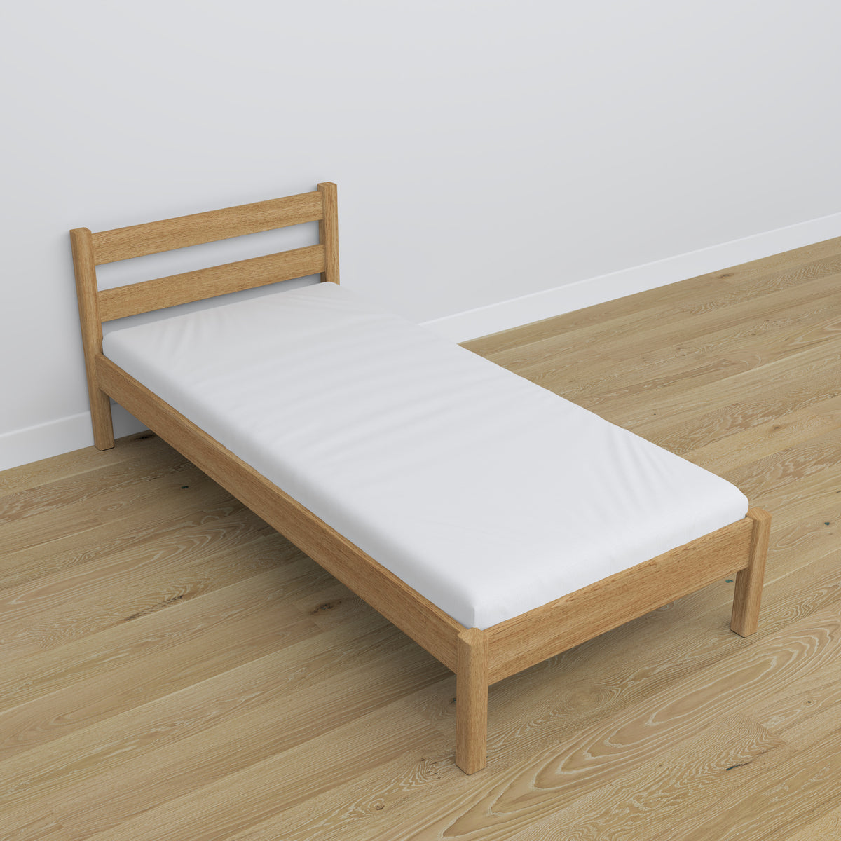 Sommier en pin Nizio pour lit simple – base durable