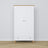 2-door wardrobe with drawer wooden white with oak – bedroom, Scandinavian style
