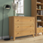 Chest of drawers 3S natural pine – pine, closed drawers, front view, Nizio