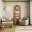 Natural pine bed with drawer – side view, wooden, Nizio Home
