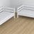 Lit superposé en bois blanc z tiroir – décoration de chambre d'enfant scandinave