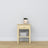 Pine bedside table 1S N01 Scandi clear pine