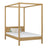 Houten hemelbed naturel eiken – kinderkamer, Scandinavische stijl Nizio