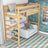 Hoogslaper naturel grenen in kinderkamer – scandi inrichting, houten