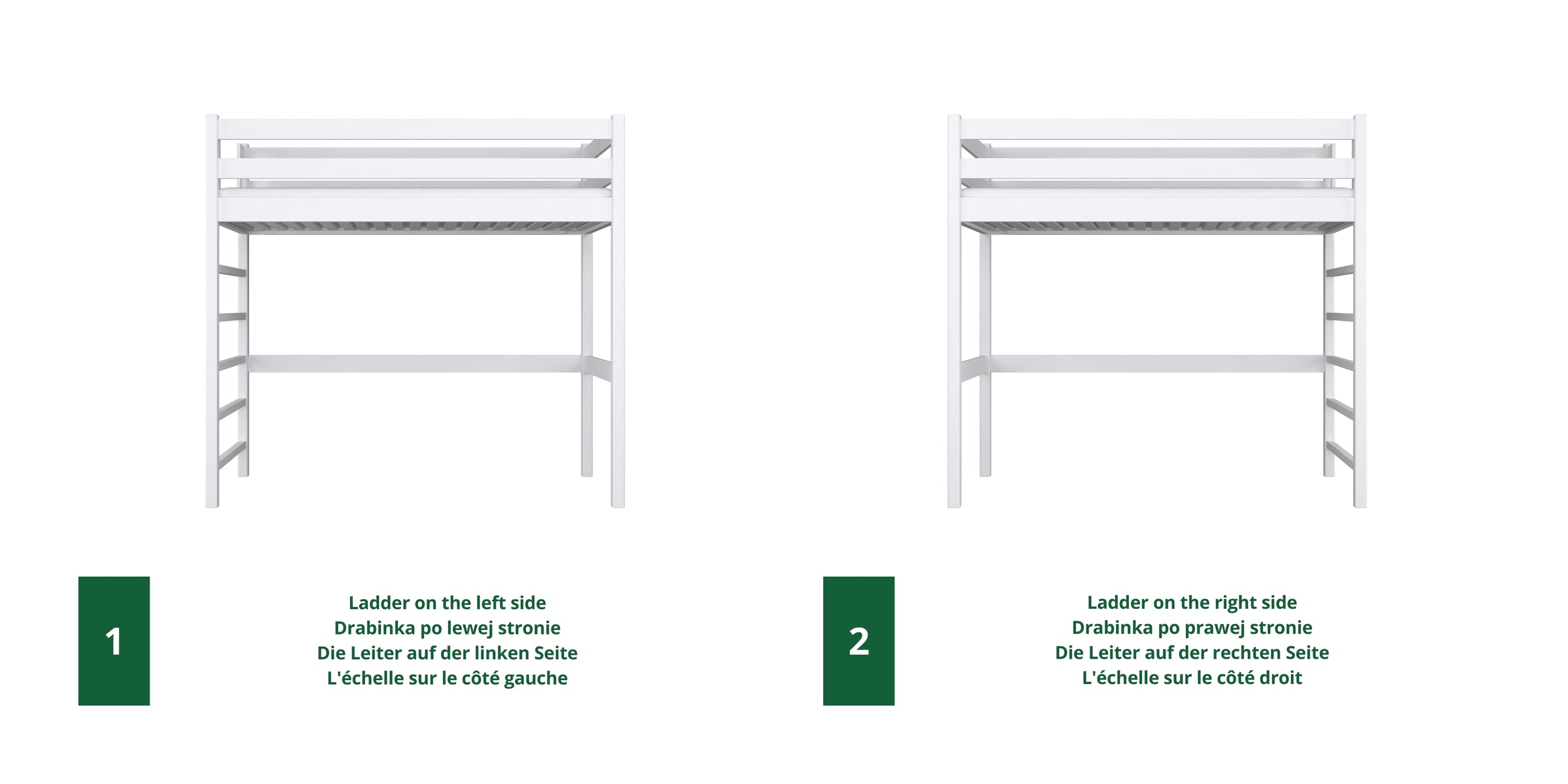 Hoogslaper N01 RAL/NCS – houten, kleur afgestemd op interieur, Nizio Home
