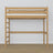 Natural Oak Loft Bed – Ladder and Joint Details, Nizio Home