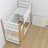 Houten stapelbed met lade wit-eiken van hout – Scandinavisch design, Nizio