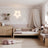 Łóżko sofa N03 dąb naturalny – widok z innej perspektywy, solidne drewno