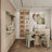 Bleached oak furniture front