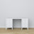 Desk 6S wooden white – open drawers, document storage compartments