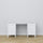 bureau 6S Scandi en bois dans la couleur sur commande RAL/NCS – bois massif, Nizio