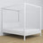 Bed met hemelbed houten wit – afmetingen en schema, Nizio Home