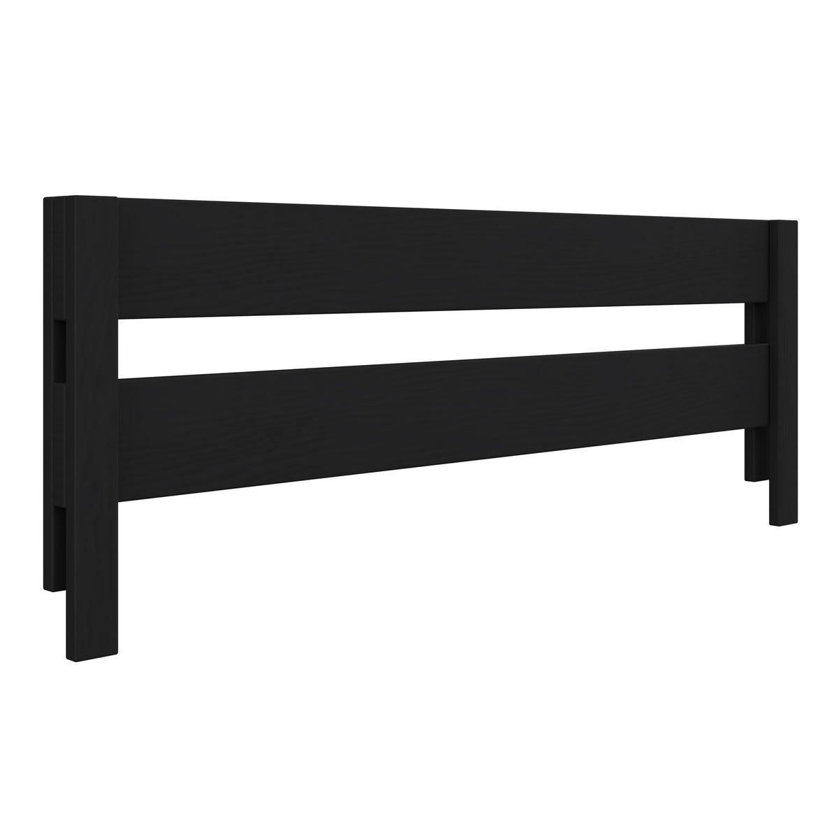Protection anti-chute de lit noir en bois – Nizio Home