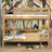 Barrière de protection chêne naturel – en bois, vue frontale, Nizio Home