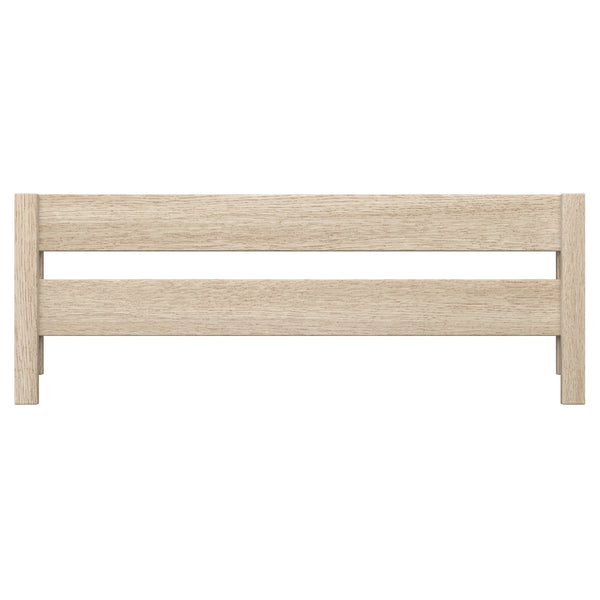 Bed fall protection | bleached oak