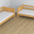 Stapelbed met lade naturel grenen van hout – Scandinavisch design, Nizio