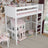 Hoogslaper wit in kinderkamer – scandi inrichting, houten