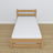 Lit chêne naturel – tiroir na matelas, détails en chêne, Nizio Home
