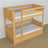 Stapelbed met lade voor matras naturel grenen van hout – massief hout, scandi stijl