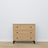 Commode 3S en chêne chêne naturel avec noir – szuflady otwarte, pojemne l'intérieur rangements