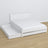 Tweepersoonsbed wit met lade in de slaapkamer – Scandinavische inrichting