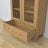 Oak display cabinet 1S 90 Scandi oak natural