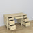 Bureau 6S houten transparant grenen in werkkamer – scandinavische inrichting, Nizio