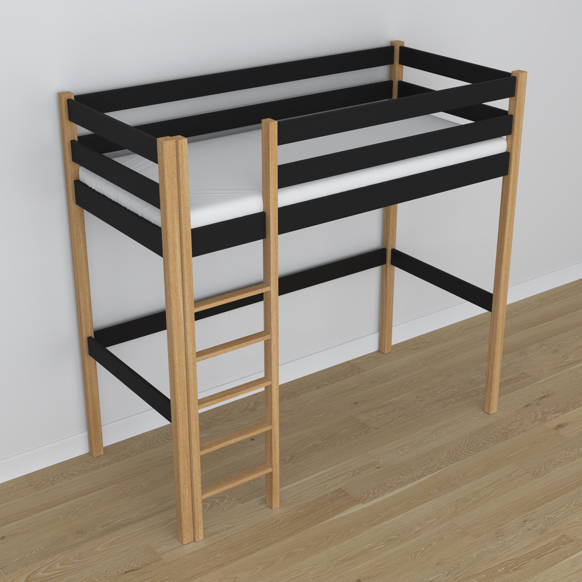 Grenen frame Nizio voor hoogslaper – duurzame basis