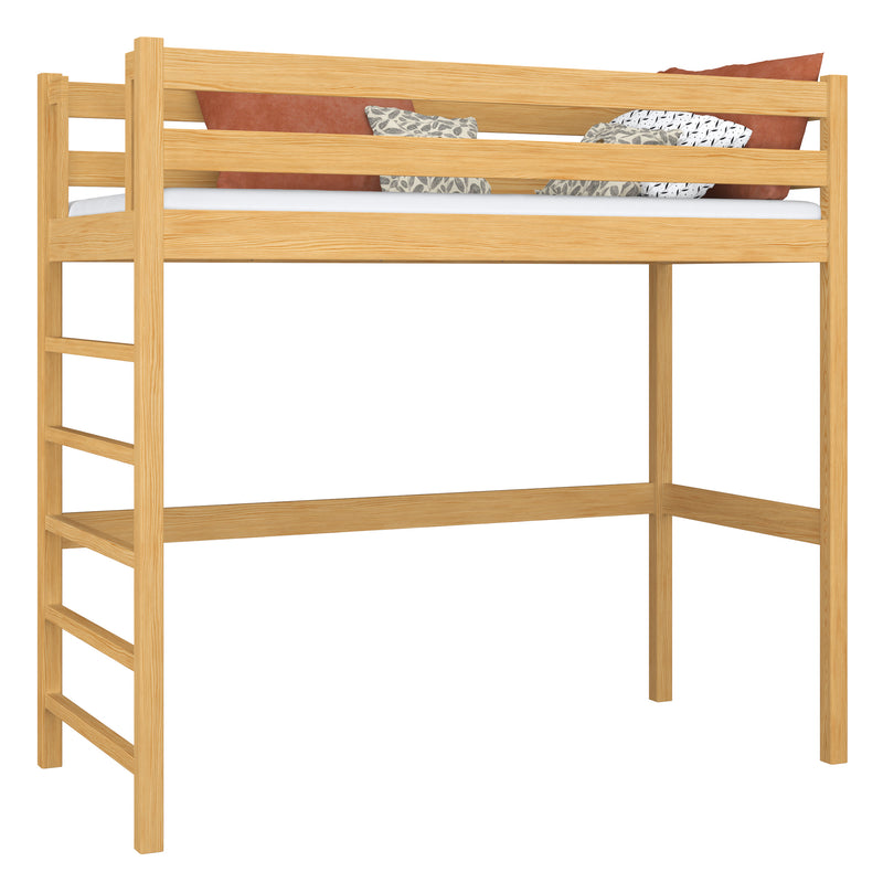 Hoogslaper houten naturel grenen – kinderkamer, massief hout, scandi stijl