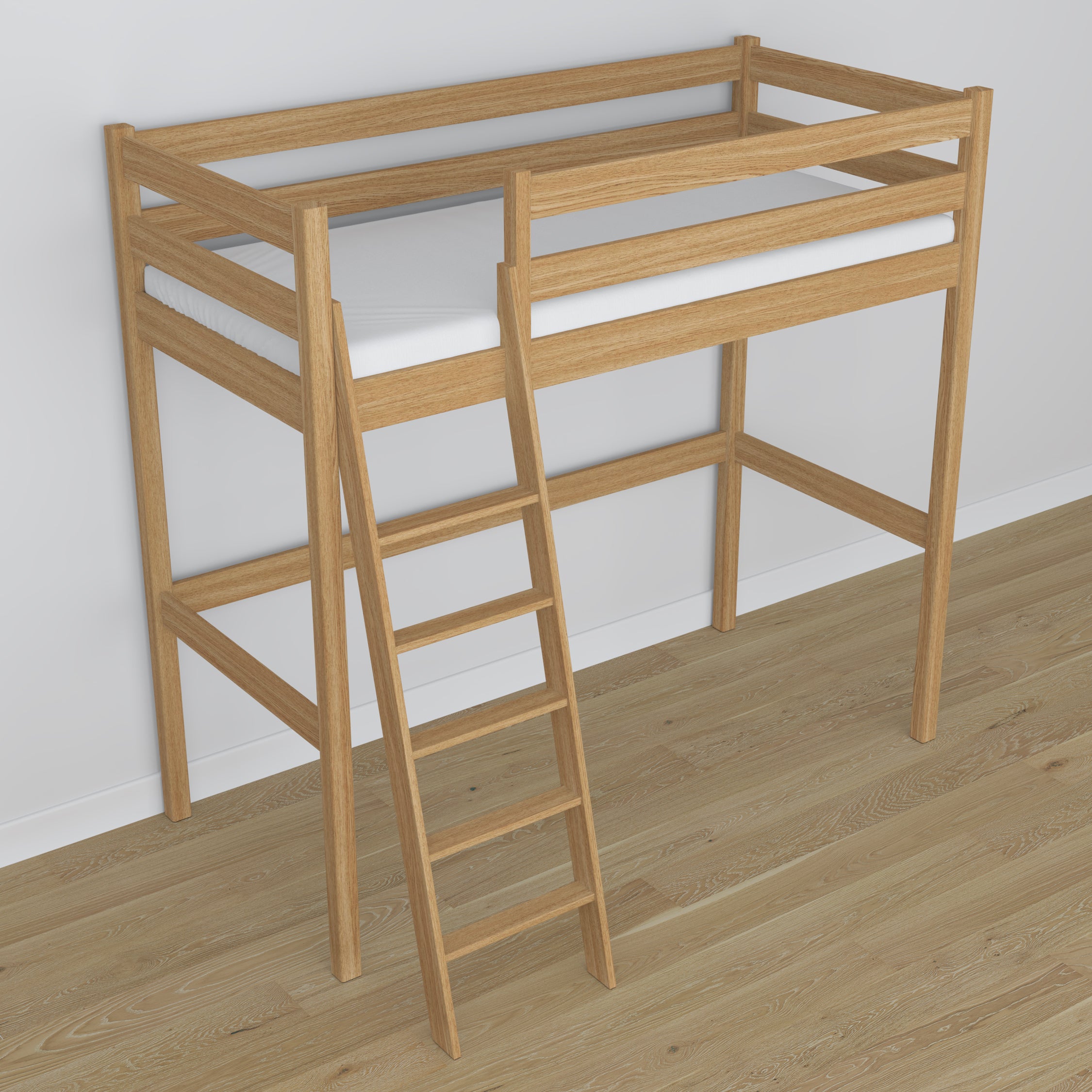 Grenen frame Nizio voor hoogslaper – duurzame basis