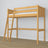 Hoogslaper naturel grenen in kinderkamer – scandi inrichting, houten
