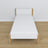 Lit blanc-chêne en bois – dimensions et schéma, Nizio Home